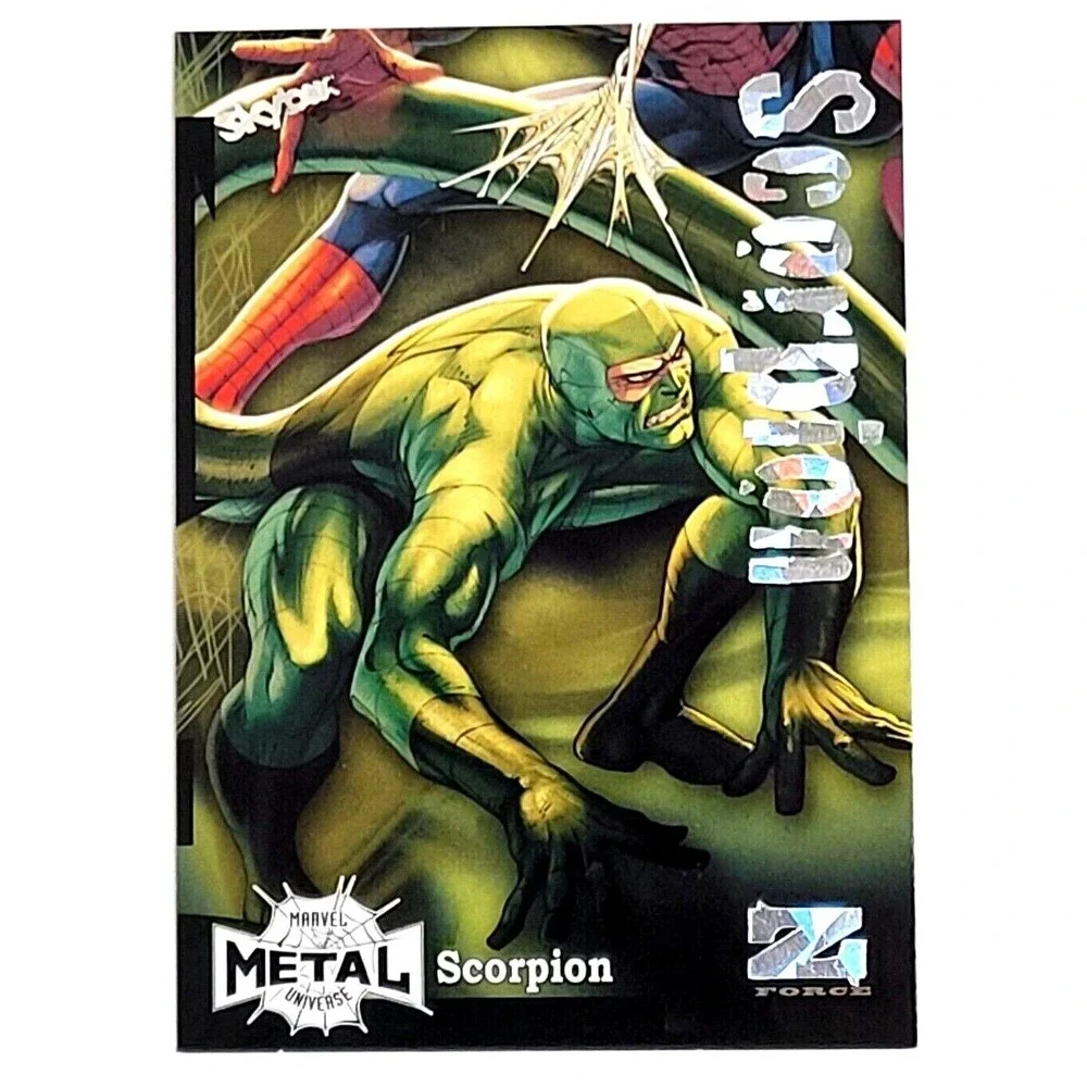 MARVEL‎ METAL UNIVERSE SPIDER-MAN - SCORPION Z-FORCE AMAZING RAVE #D 54/62